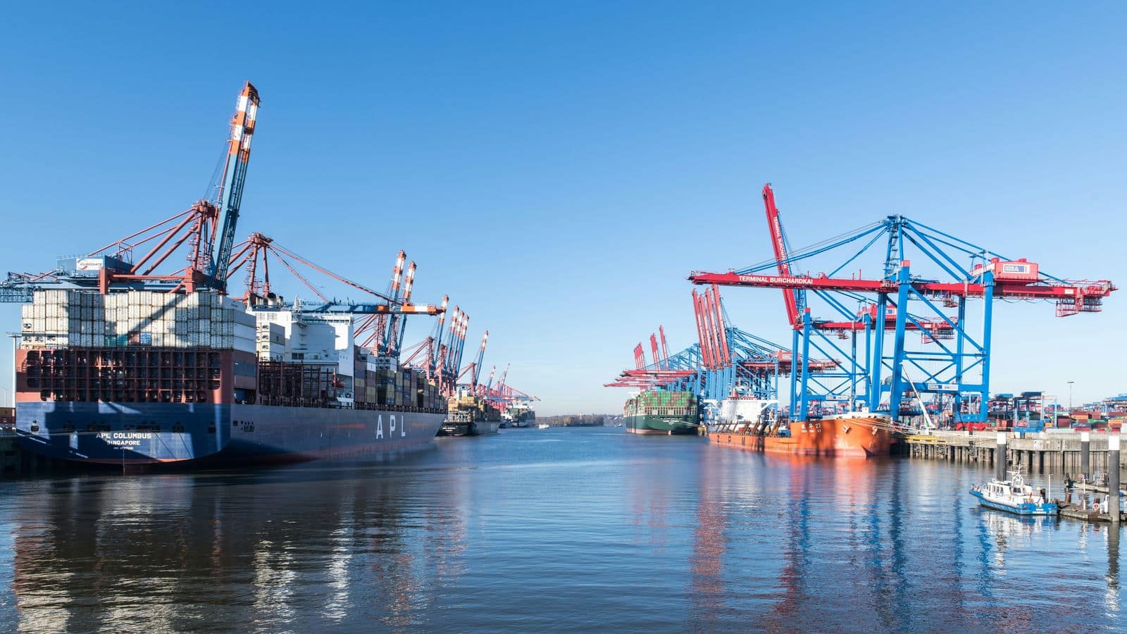 Container terminal panorama